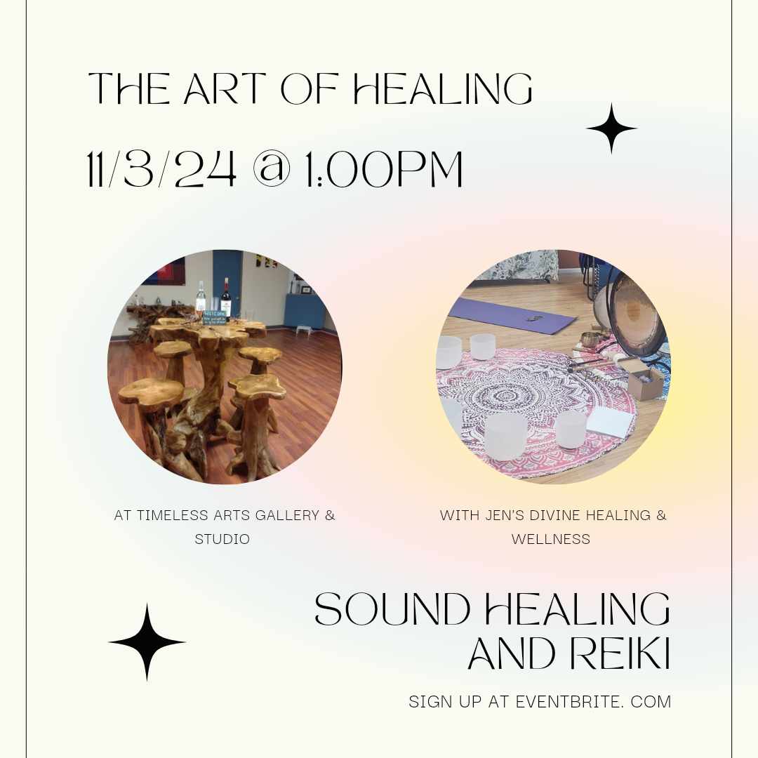 The Art of Healing: a Sound Bath & Gong Wash with Reiki by Jen's Divine ...